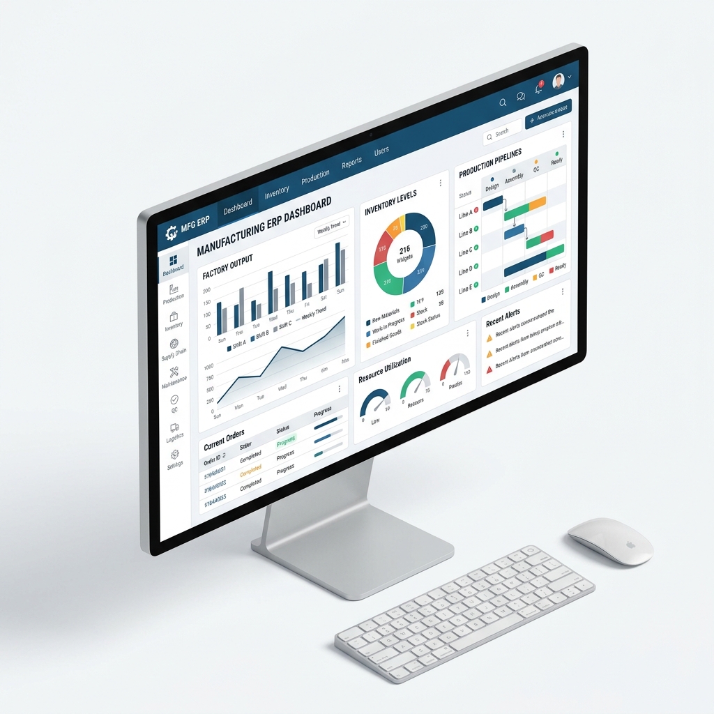 Solvetaa ERP Dashboard